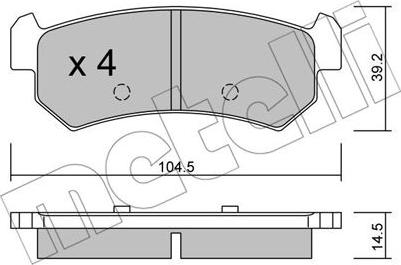 Metelli 22-0511-0 - Eļļas filtrs www.autospares.lv