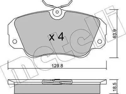 Delphi LP0848 - Brake Pad Set, disc brake www.autospares.lv