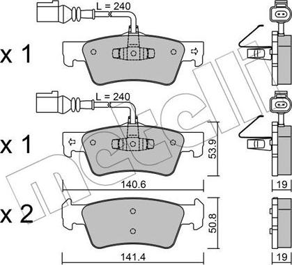 Metelli 22-0661-0 - Eļļas filtrs www.autospares.lv