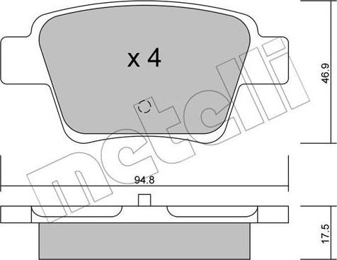 Metelli 22-0639-0 - Eļļas filtrs www.autospares.lv