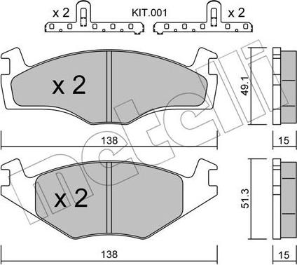 Metelli 22-0045-0K - Eļļas filtrs autospares.lv