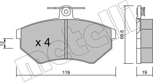 Metelli 22-0050-2 - Eļļas filtrs www.autospares.lv