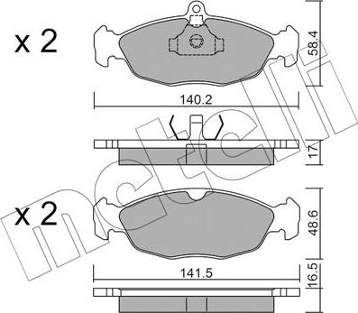 Metelli 22-0077-0 - Eļļas filtrs autospares.lv