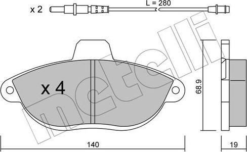 Metelli 22-0105-0 - Eļļas filtrs www.autospares.lv