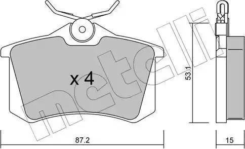 RIDER RD.3323.DB823 - Тормозные колодки, дисковые, комплект www.autospares.lv