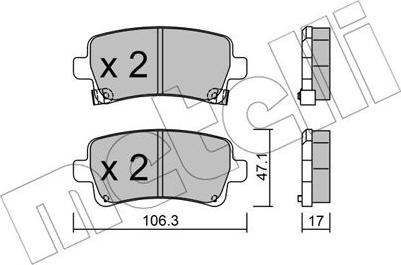 Metelli 22-0844-0 - Eļļas filtrs www.autospares.lv