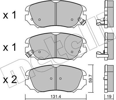 Metelli 22-0841-0 - Eļļas filtrs autospares.lv