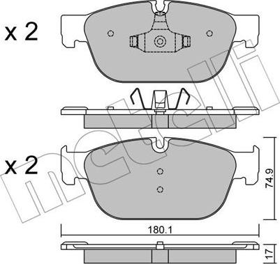 Metelli 22-0854-0 - Eļļas filtrs www.autospares.lv