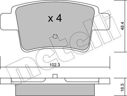 Metelli 22-0801-0 - Eļļas filtrs www.autospares.lv