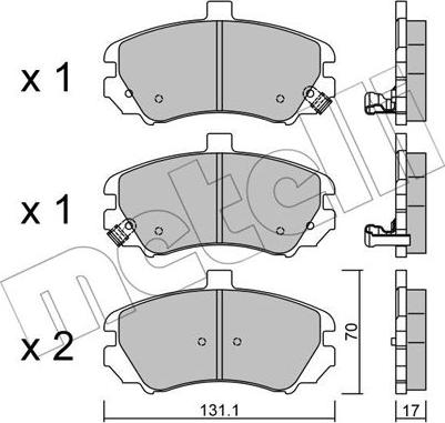 Alanko 10300862 - Brake Pad Set, disc brake www.autospares.lv