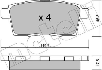 Metelli 22-0873-0 - Eļļas filtrs www.autospares.lv