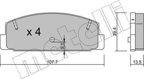 Sangsin Brake SP2028 - Bremžu uzliku kompl., Disku bremzes www.autospares.lv