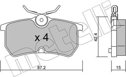 Metelli 22-0317-0 - Eļļas filtrs www.autospares.lv