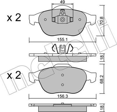 Metelli 22-0336-2 - Eļļas filtrs www.autospares.lv