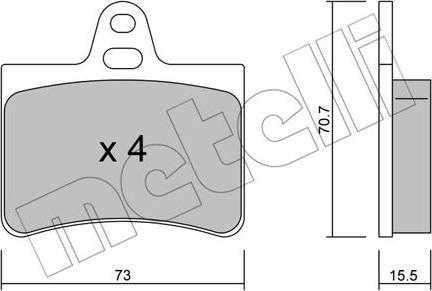 Metelli 22-0333-0 - Eļļas filtrs www.autospares.lv