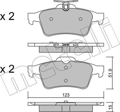 Metelli 22-0337-3 - Масляный фильтр www.autospares.lv