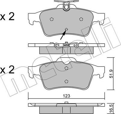 Metelli 22-0337-2 - Масляный фильтр www.autospares.lv