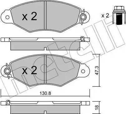 Magneti Marelli 363700209073 - Bremžu uzliku kompl., Disku bremzes www.autospares.lv