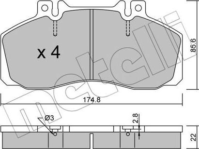 Metelli 22-0267-0 - Eļļas filtrs www.autospares.lv