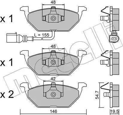 BOSCH 0 986 424 503 - Тормозные колодки, дисковые, комплект www.autospares.lv