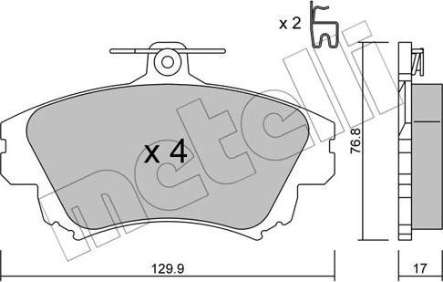 Metelli 22-0286-0 - Eļļas filtrs www.autospares.lv