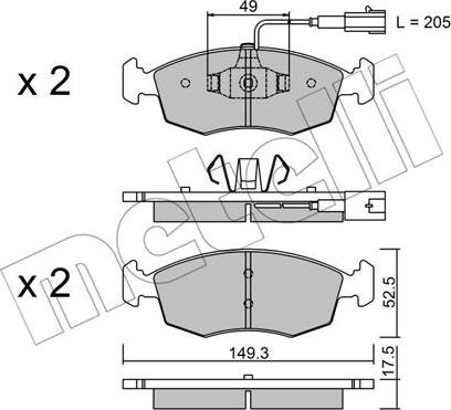 Metelli 22-0274-4 - Eļļas filtrs www.autospares.lv