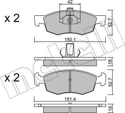 Metelli 22-0274-2 - Eļļas filtrs www.autospares.lv