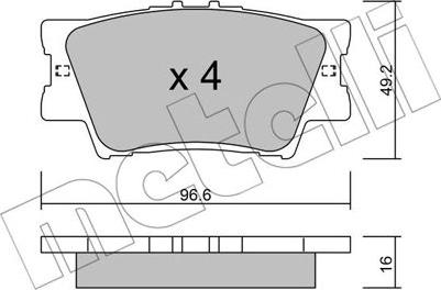 Metelli 22-0749-0 - Eļļas filtrs autospares.lv