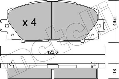 Metelli 22-0745-0 - Eļļas filtrs autospares.lv