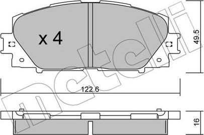 Metelli 22-0745-1 - Eļļas filtrs autospares.lv