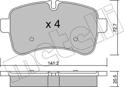 Metelli 22-0711-0 - Eļļas filtrs www.autospares.lv