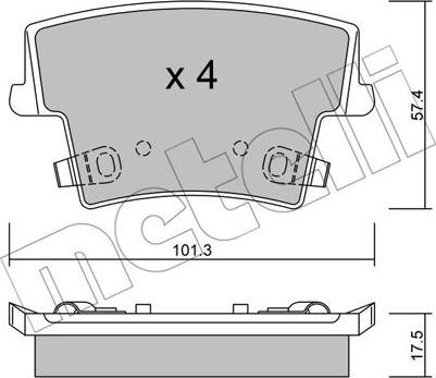 Metelli 22-0718-0 - Eļļas filtrs www.autospares.lv