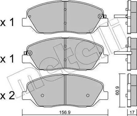 BOSCH 0 986 AB1 280 - Bremžu uzliku kompl., Disku bremzes www.autospares.lv