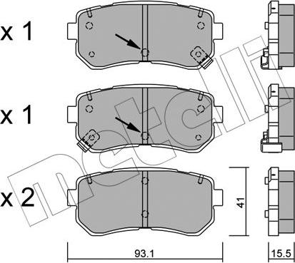 Metelli 22-0725-1 - Eļļas filtrs www.autospares.lv