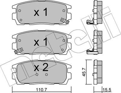 Metelli 22-0779-0 - Eļļas filtrs autospares.lv