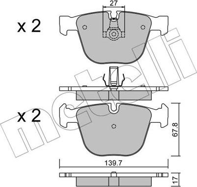 Metelli 22-0773-9 - Eļļas filtrs www.autospares.lv