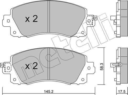 Metelli 22-1161-0 - Eļļas filtrs www.autospares.lv