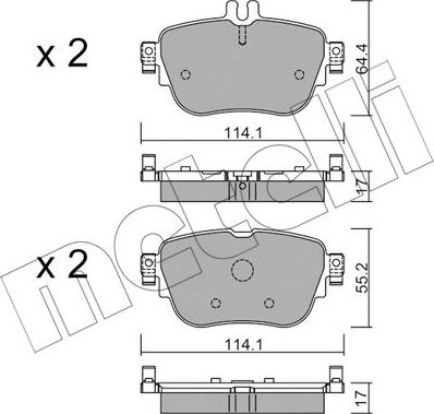 Metelli 22-1136-0 - Eļļas filtrs www.autospares.lv