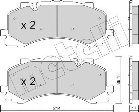 Metelli 22-1252-0 - Eļļas filtrs www.autospares.lv