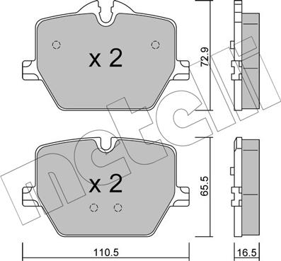 Metelli 22-1266-0 - Eļļas filtrs www.autospares.lv