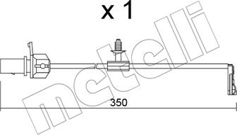 Metelli SU.380 - Indikators, Bremžu uzliku nodilums www.autospares.lv