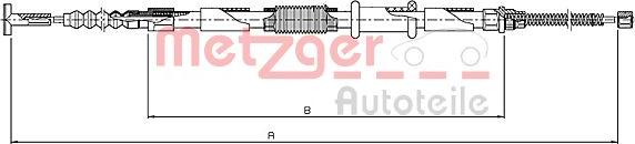 Metzger 461.11 - Trose, Stāvbremžu sistēma www.autospares.lv