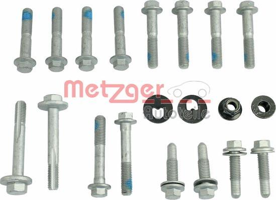 Metzger 55005249 - Montāžas komplekts, Neatkarīgās balstiekārtas svira www.autospares.lv