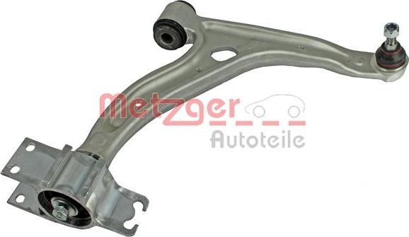 Metzger 58091512 - Neatkarīgās balstiekārtas svira, Riteņa piekare www.autospares.lv