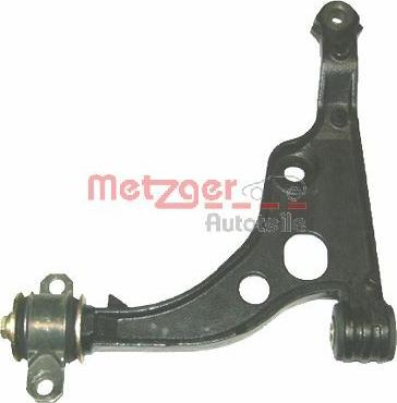 Metzger 58049101 - Neatkarīgās balstiekārtas svira, Riteņa piekare autospares.lv