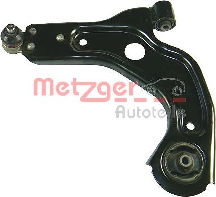 Metzger 58042101 - Neatkarīgās balstiekārtas svira, Riteņa piekare www.autospares.lv