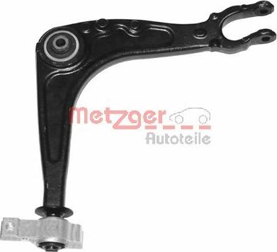 Metzger 58061002 - Neatkarīgās balstiekārtas svira, Riteņa piekare www.autospares.lv