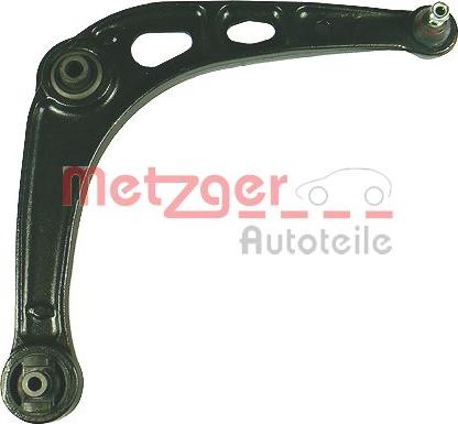 Metzger 58063402 - Neatkarīgās balstiekārtas svira, Riteņa piekare www.autospares.lv