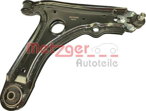 Metzger 58005912 - Neatkarīgās balstiekārtas svira, Riteņa piekare www.autospares.lv