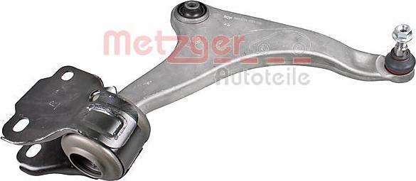 Metzger 58003302 - Neatkarīgās balstiekārtas svira, Riteņa piekare autospares.lv